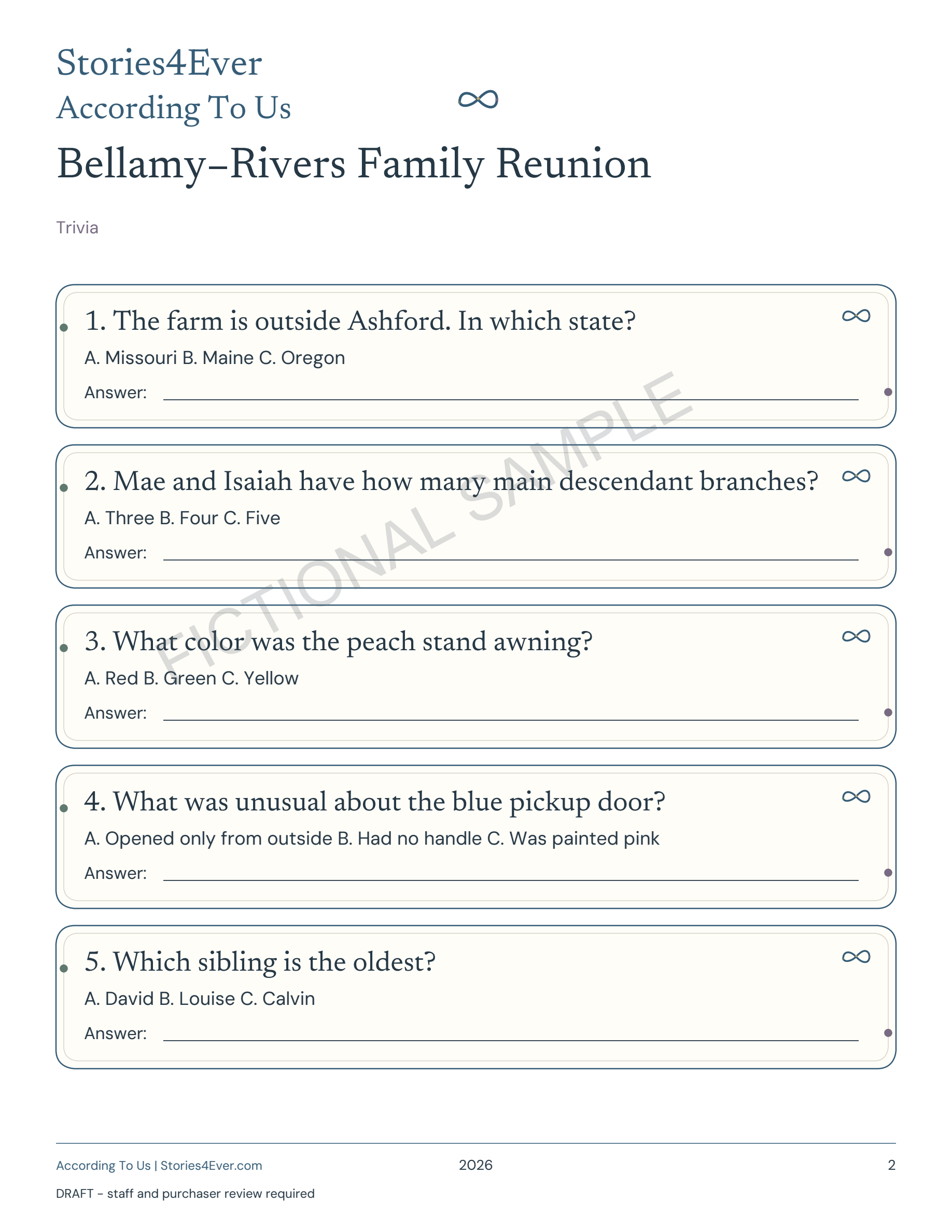 Trivia — fictional sample from the current According To Us PDF renderer